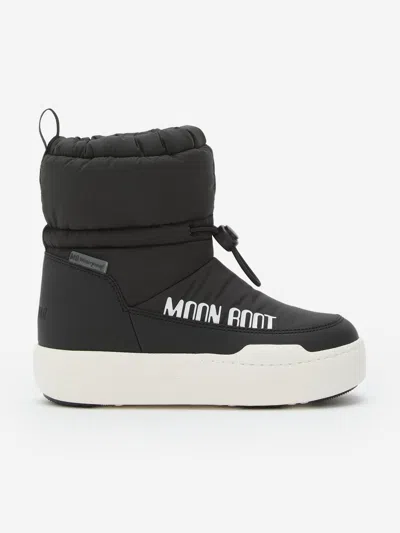Moon Boot Kids Jr Park Tube Mid Wp Boots In Black