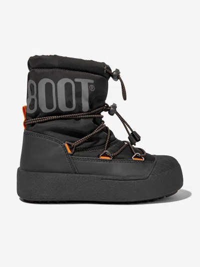 Moon Boot Kids Jtrack Polar Snow Boots In Black
