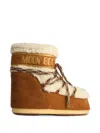 Moon Boot Stivale Lab69 Icon Low Marrone In Shearling In Brown