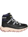 Moon Boot Lace-up Ankle Boots In Black
