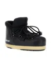 Moon Boot Lace-up Platform Boots In Black