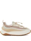 Moon Boot Lace-up Platform Sneakers In Neutral
