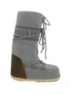 Moon Boot Logo-embellishment Boots In Grey