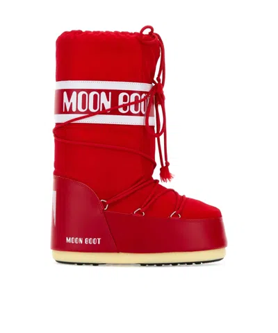MOON BOOT LACING SHORT BOOTS