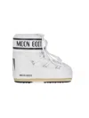 Moon Boot Lightweight Technical Boot With Rubber Outsole In White