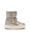Moon Boot Park Flatform Snow Boots In Gold