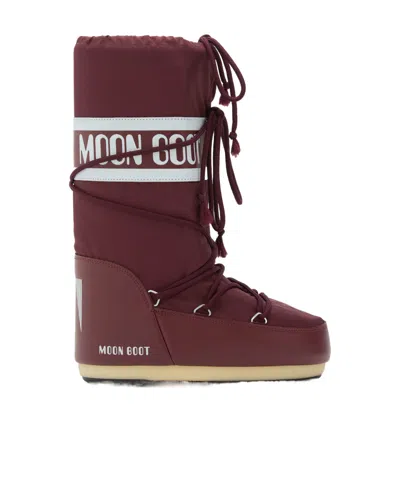 MOON BOOT LOGO-BAND LACE-UP BOOTS