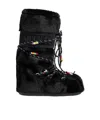 Moon Boot Logo Boots In Black