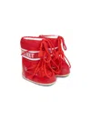 Moon Boot Logo Boots In Red