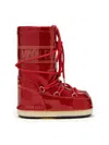 Moon Boot Logo Boots In Red