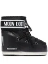 Moon Boot Black Icon Short Snow Boots In Schwarz