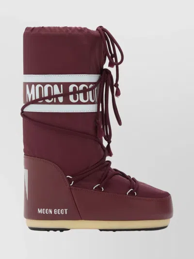 Moon Boot Logo High-top Nylon Round Toe Boots