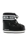 Moon Boot Unisex Icon Mini Low Ankle Nylon Boots In Black