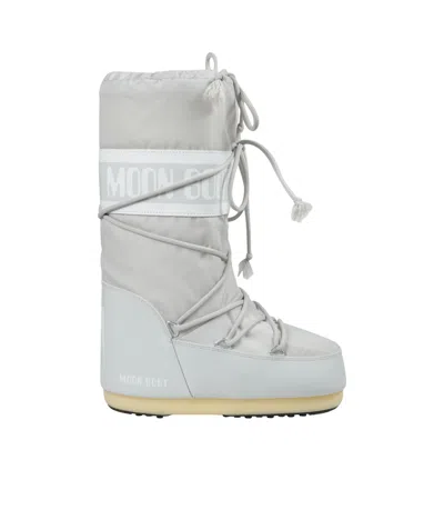 MOON BOOT MOON BOOT ICON LOGO PRINTED LACE-UP BOOTS
