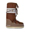 Moon Boot Icon Paneled Shell Snow Boots In Red