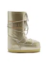 Moon Boot Logo-print Glitter-detailing Boots In Gold