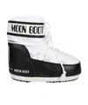 Moon Boot Classic Low 2 Shell And Faux Leather Snow Boots In Black