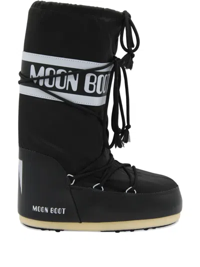 Moon Boot Logo-print Snow Boots In Black