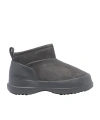 Moon Boot Mb Luna Low Boot In Elegant Antracite With Minimalist Design In Black