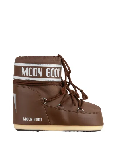 Moon Boot Low Boots "icon Moonboot" In Brown