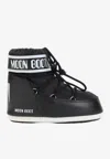 Moon Boot Stivale Icon Low Nero In Nylon In Black