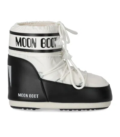 Moon Boot Round Head Snow Boots In Black