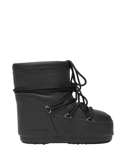 Moon Boot Low Rubber Boots "icon Moonboot" In Black