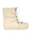 Moon Boot Low Rubber Rain Boots In Nude