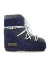 Moon Boot Mini Versatile Boot With Adjustable Drawstring In Blue