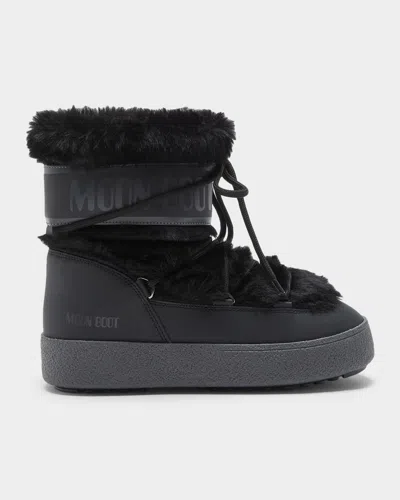 MOON BOOT LTRACK FAUX FUR ANKLE SNOW BOOTS
