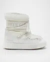 Moon Boot Ltrack Faux Fur Ankle Snow Boots In White