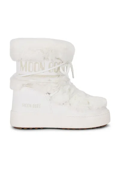Moon Boot Ltrack Faux Fur Wp Boot In White