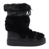 Moon Boot Ltrack High Faux Fur Boots In Black