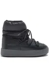 Moon Boot Track Nylon Lace-up Snow Boots In Black