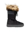 Moon Boot Ltrack Monaco Faux-fur Padded Boots In Black