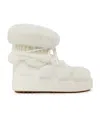 Moon Boot Ltrack Monaco Faux Fur-trimmed Shell And Faux Leather Snow Boots
