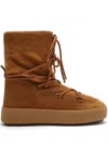 Moon Boot Ltrack Suede Boots In Brown