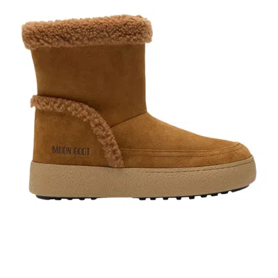 Pre-owned Moon Boot Ltrack Tina Boot 'cognac' | Brown | Men's Size 8.5