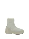 Moon Boot Luna Ankle Boots In Cream