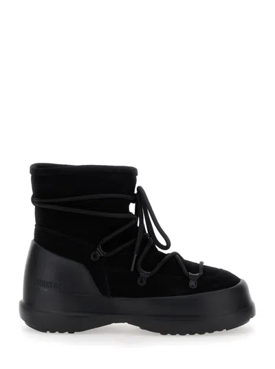 Moon Boot Luna Boot Suede Lab69 In Black