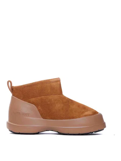 Moon Boot Luna Booties In Brown