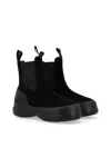 Moon Boot Luna Ankle Boots Elastic Side Panels In Multi