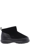 Moon Boot Luna Low-suede Boots In Black