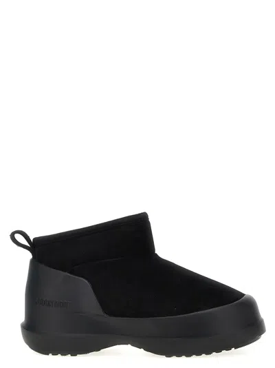 Moon Boot 'luna Low' Ankle Boots In Black