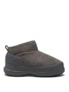 Moon Boot Mb Luna Low Boot In Elegant Antracite With Minimalist Design In Grey