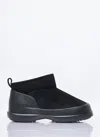 Moon Boot Luna Low-suede Boots In Black