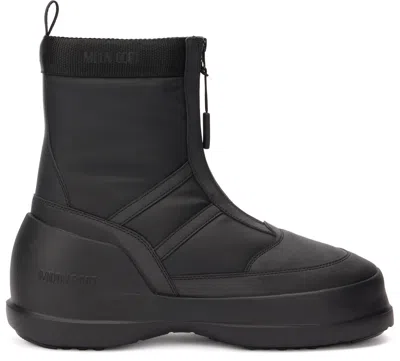 Moon Boot Luna Mini Boot With Zipper In Black