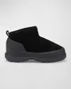 Moon Boot Luna Low-suede Boots In Black