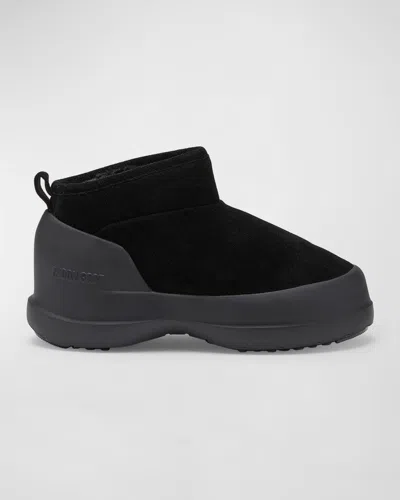 MOON BOOT LUNA SUEDE COZY ANKLE BOOTIES