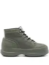 Moon Boot Luna Treck Boots In Green